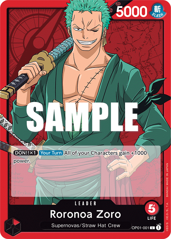 Roronoa Zoro | ROMANCE DAWN [OP01-001]