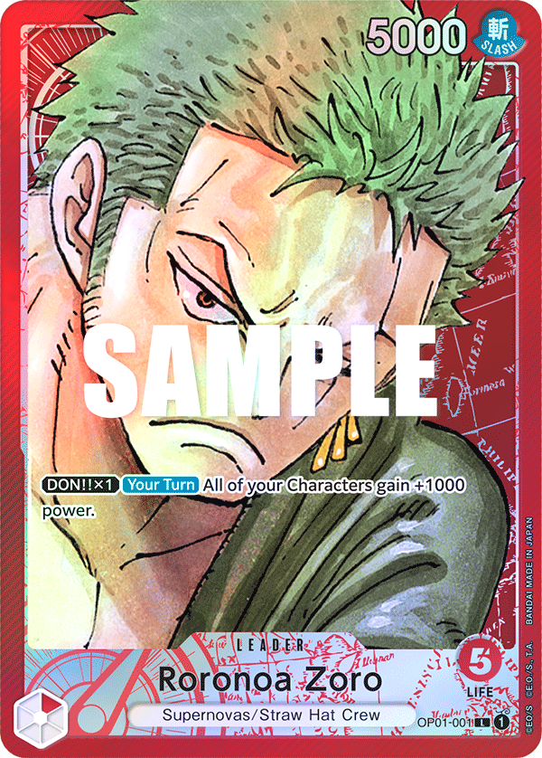 Roronoa Zoro | ROMANCE DAWN [OP01-001] ★