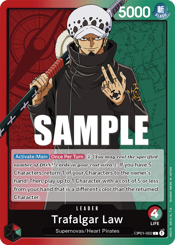 Trafalgar Law | ROMANCE DAWN [OP01-002]
