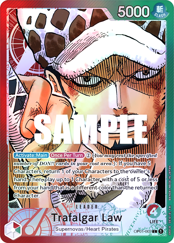 Trafalgar Law | ROMANCE DAWN [OP01-002] ★