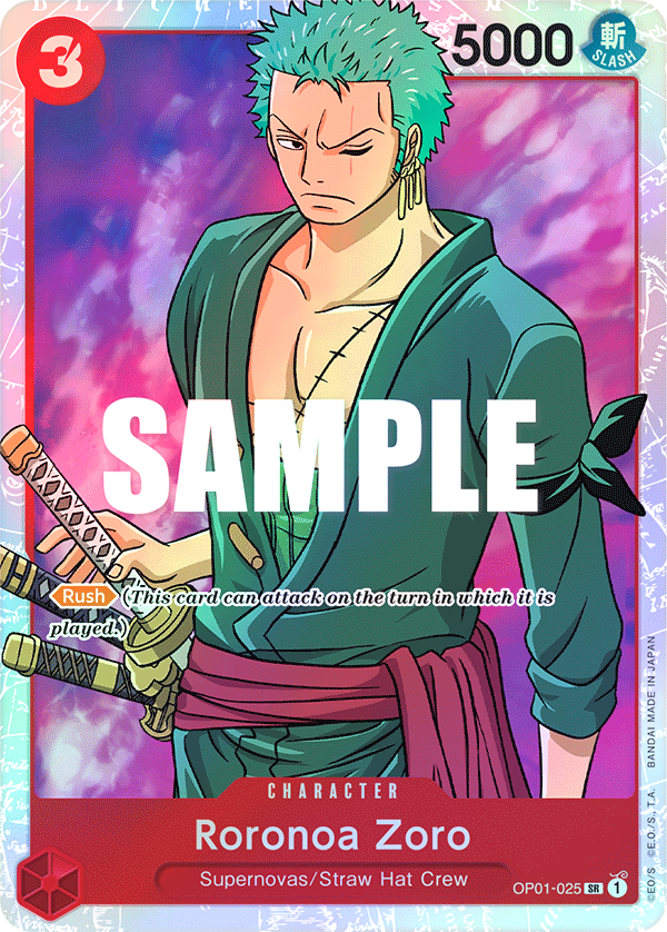 Roronoa Zoro | ROMANCE DAWN [OP01-025]