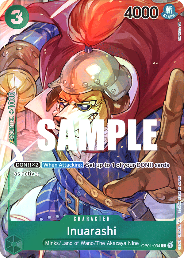 Inuarashi | ROMANCE DAWN [OP01-034] ■