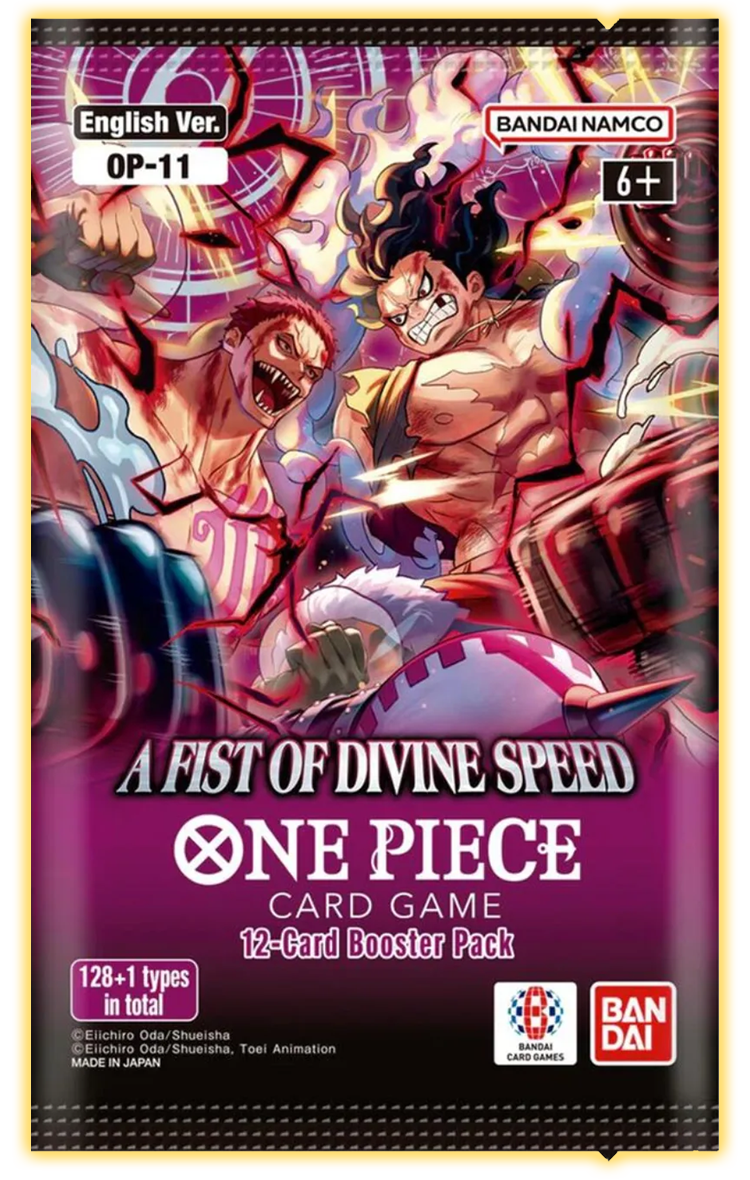ONE PIECE Card Game | A FIST OF DIVINE SPEED [OP11] Booster Pack