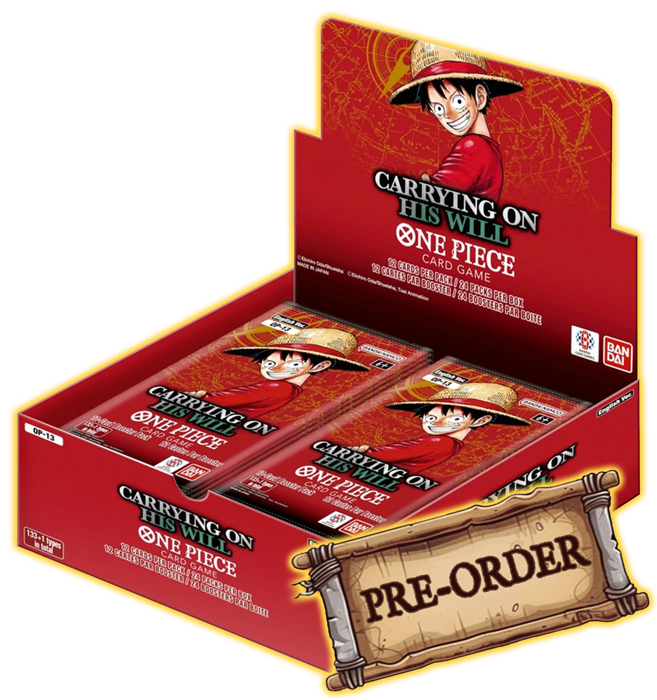 ONE PIECE Card Game | CARRYING ON HIS WILL [OP13] Booster Box